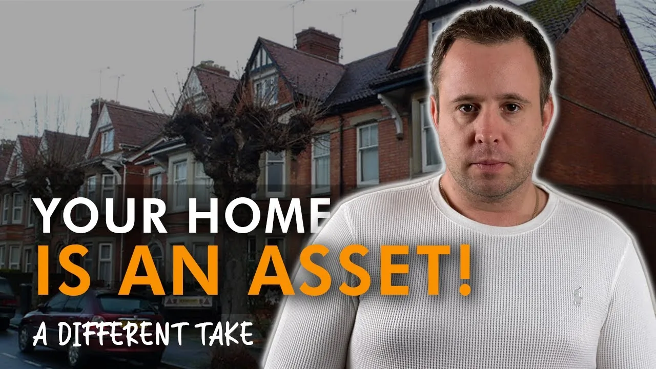 Mark Parham beside houses and Your Home Is an Asset text