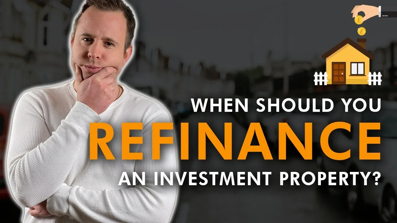 Mark Parham beside a house icon and a question about refinancing