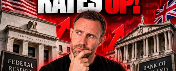 Mark Parham between the Federal Reserve and Bank of England beneath Rates Up
