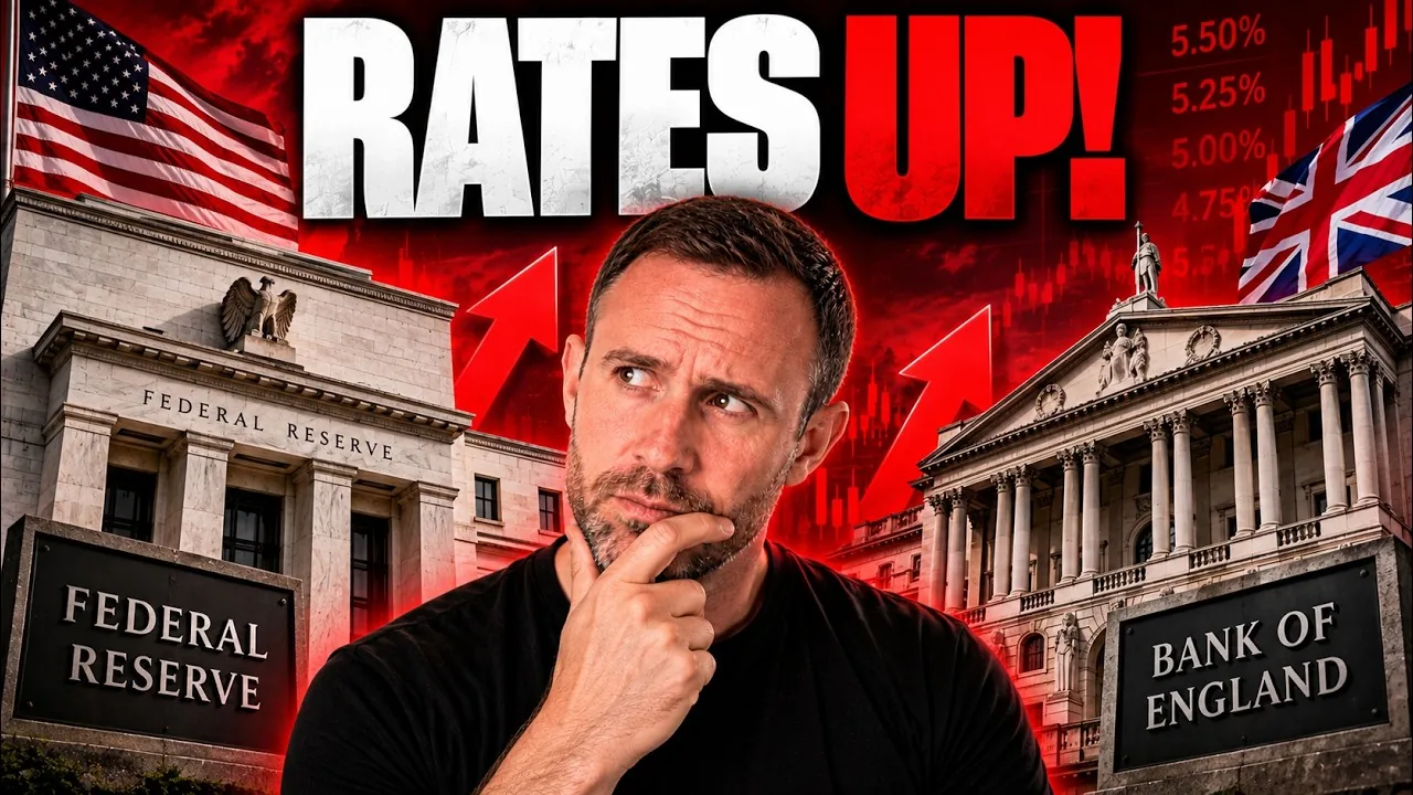 Mark Parham between the Federal Reserve and Bank of England beneath Rates Up