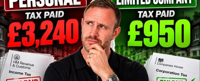 Mark Parham between personal and limited company tax comparisons of £3,240 and £950.