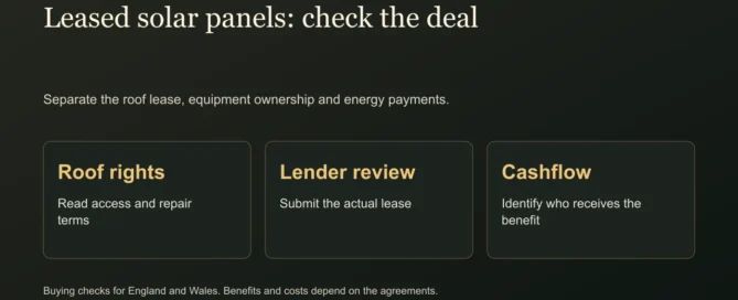 Leased solar panels: check the deal. Separate the roof lease, equipment ownership and energy payments.