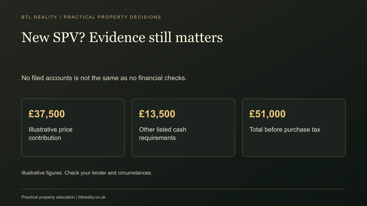 Can a New Property Company Get a Mortgage Without Accounts? New SPV? Evidence still matters. No filed accounts is not the same as no financial checks.